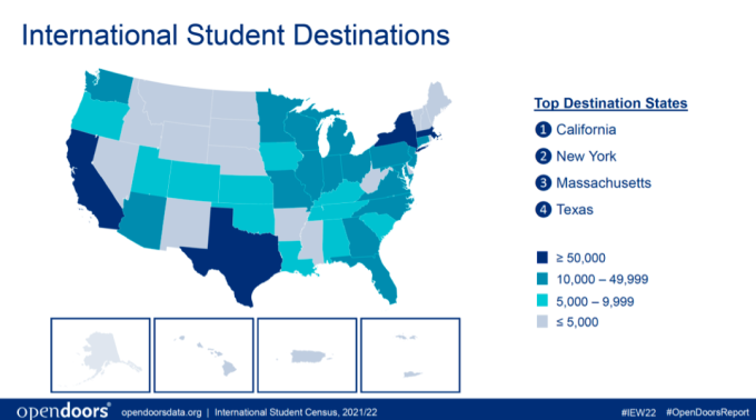去美國留學的中國學生變少了嗎