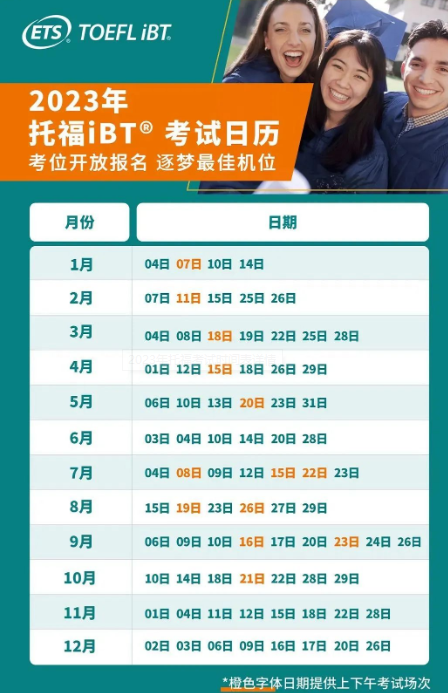 2023年浙江7月托?？荚嚂r間