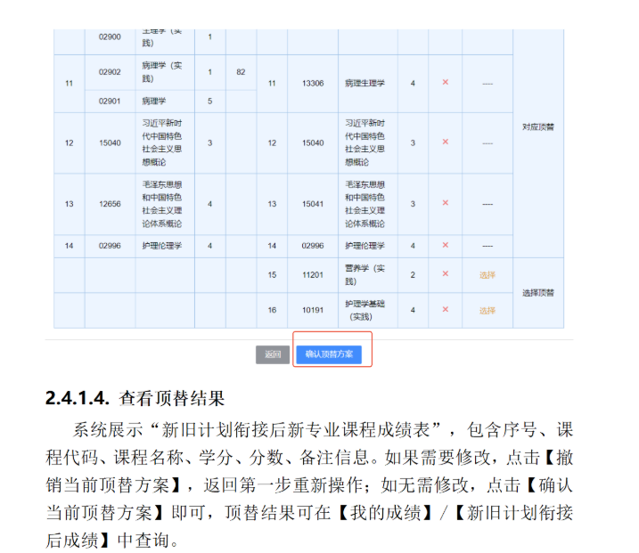 四川省高等教育自學(xué)考試新舊計(jì)劃銜接 考生操作說明
